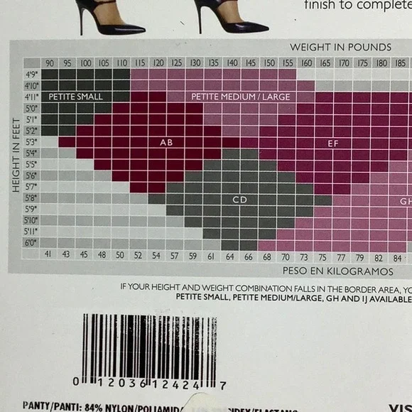 VGT Hanes Silk Reflections Silk Sheer control top sheer toe Panties SZ CD NWT - Picture 7 of 9